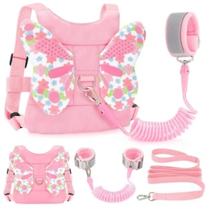 Toddlers Leash + Anti Lost Wrist Link Child Kids Safety Harness Kids Walking . - Picture 1 of 6