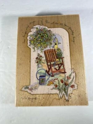 Estampilla de madera Time Changes Many Things #90063 D. Morgan Foto 1 de 3