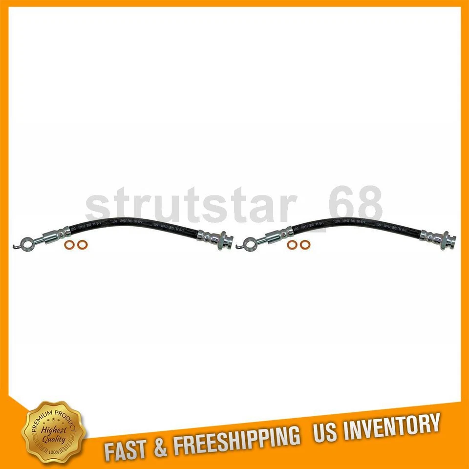 2 mangueras de freno de línea de freno traseras para Honda Passport 3,2 L 2,6 L Isuzu Rodeo 2,6 L 3,2 L Foto 1 de 4
