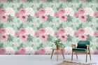 3D Vingate Green Floral Leaf Self-Adhesive Removable Wallpaper Murals Wall 294