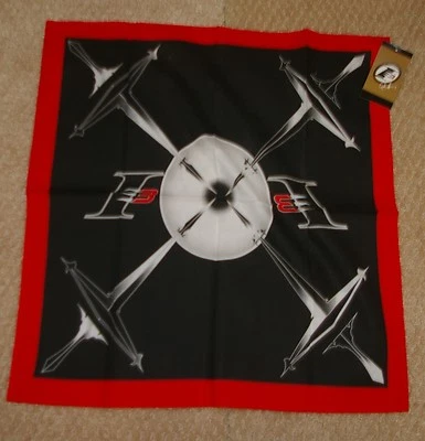 2 pc ALLEN IVERSON Sword Bandanna BASKETBALL NBA BIKER REEBOK 20 X 20  - Image 1 of 2