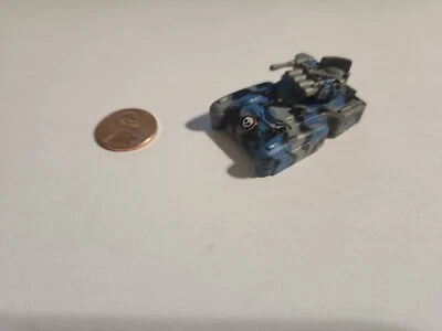 Micro Machines MILITARY XV-99 Perpetrator Terror Troop Skull Blue Black Gray - Image 1 of 4