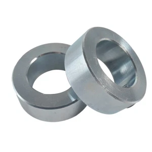 Juego de collares de eje chapado en zinc de acero macizo de 1" estilo tornillo (2 piezas) - Imagen 1 de 4