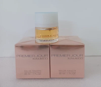 Nina Ricci Nina Premier Jour Eau De Toilette 2 BOTELLAS X 30ml Spray DISCONTINUE - Immagine 1 di 2