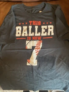 Baseball Birthday Shirt 7 - Picture 1 of 1