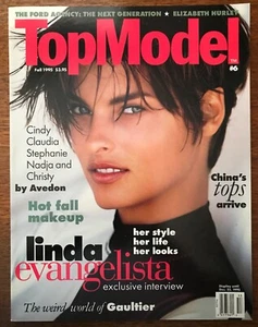 Linda Evangelista - Top Model magazine - Fall 1995, Elizabeth Hurley, Kate Moss - Foto 1 di 18