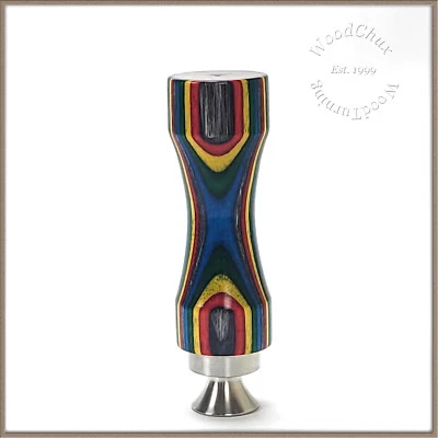 Handmade Bottle Opener Colorgrain Wood Heavy Niles Stainless 322 - Image 1 of 4