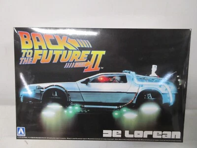 Aoshima 1/24 DeLorean Back to the Future II 塑料模型套件全新!!! — 第 1/4 张图片