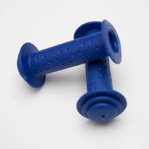 Pair 105mm Kids Mushroom Style Bike / Bicycle Handlebar Grips - Navy Blue - Afbeelding 1 van 2