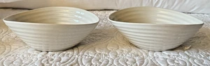 Portmeirion Sophie Conran White Cereal Bowls set of two - Picture 1 of 3