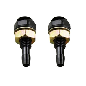 One Pair Replacement Vaporific Front Windshield Washer Nozzles (Black) - Picture 1 of 11