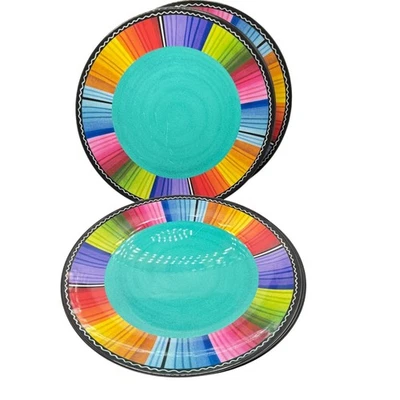 Melamina 6 Platos Nancy Green Certificación Cerámica Internacional 11" Foto 1 de 4