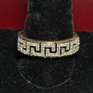 Men’s  10K Yellow Gold Diamond  Ring 4.56g Fine Jewelry Size 12 - Picture 1 of 6