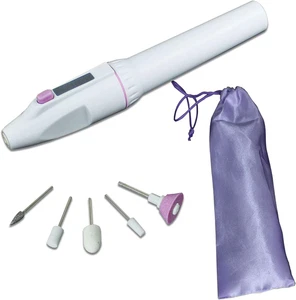 Electric Manicure Pedicure Nail Art Beauty Care File Polish Drill Tool Kit Set - Picture 1 of 5