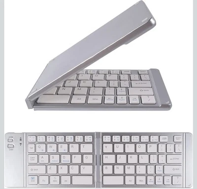 Mini Folding Rechargeable Small Keyboard, Fasting Charging Long Battery Life - Image 1 of 4