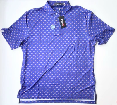 Рубашка для гольфа мужская Ralph Lauren RLX Wicking Performance Polo размер XL цветочный узор новая - Изображение 1 из 3