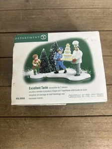 Department 56 Excellent Taste Set of 2 Christmas in the City RETIRED 58958 - Picture 1 of 2