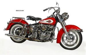 Motorcycle Photo/1959 HARLEY DAVIDSON FLHF DUO GLIDE PAN HEAD/4X6 Color Photo R. - Picture 1 of 1