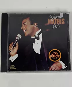 Johnny Mathis LIVE CD 1984 Columbia CBS Early Press Audiophile Disc Hype Sticker - Foto 1 di 6