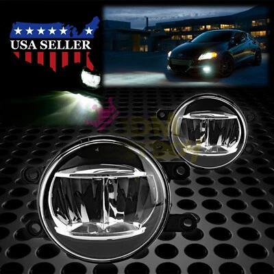 Par de luces antiniebla LED transparentes 6000K actualización de repuesto para Toyota Sienna T2 2011-17 Foto 1 de 4