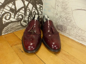 Floresheim Imperial Burgundy Leather Kiltie Tassel Loafers Sz 9.5C - Picture 1 of 11