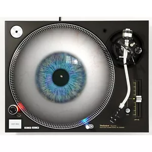 DJ Eye Ball #2 Optics Slipmat Turntable 12" Slip Mat DJ Audiophile x1 - Imagen 1 de 1