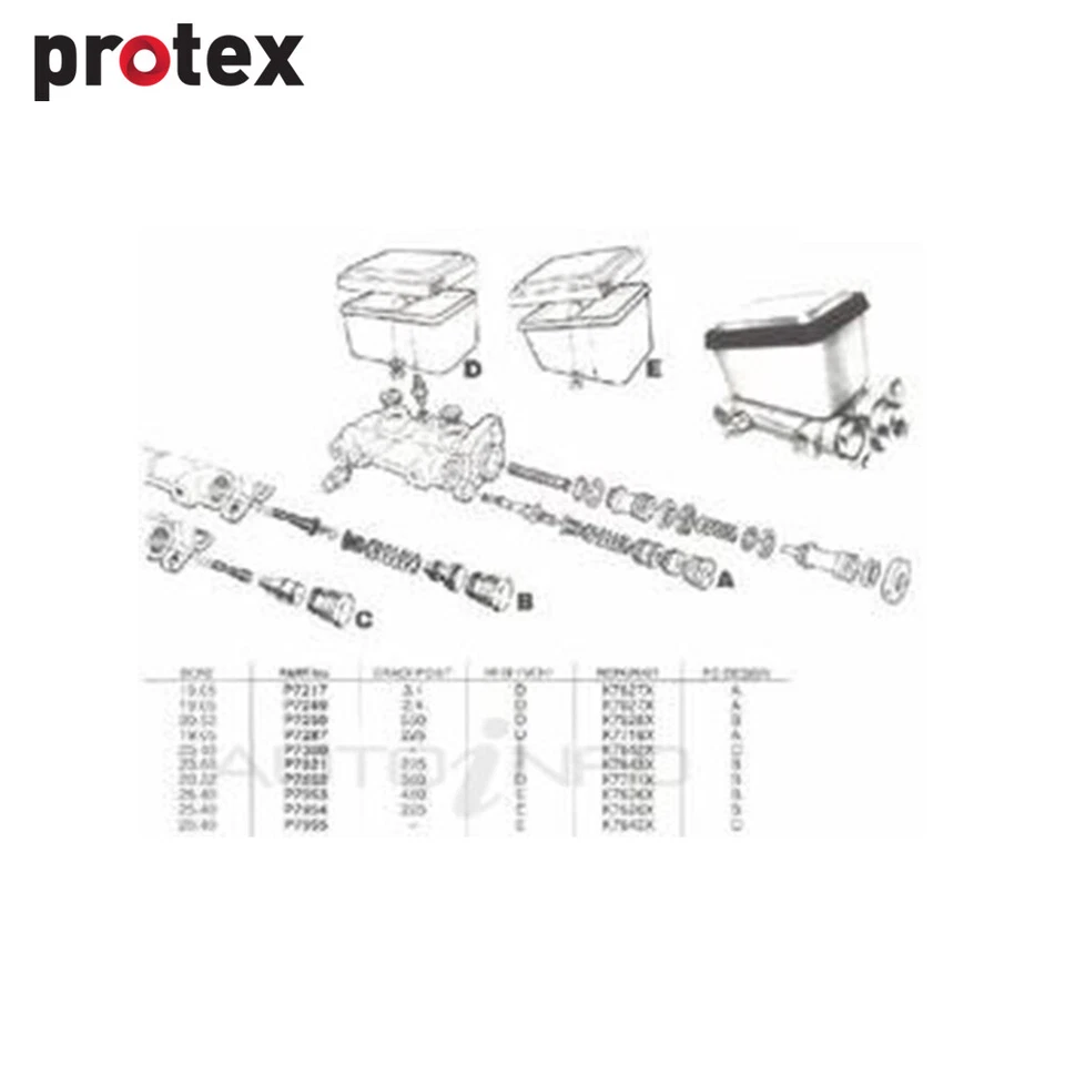 Brake Master Cylinder FOR Holden Statesman WB 1980-1985 P7953  - image 1 of 1