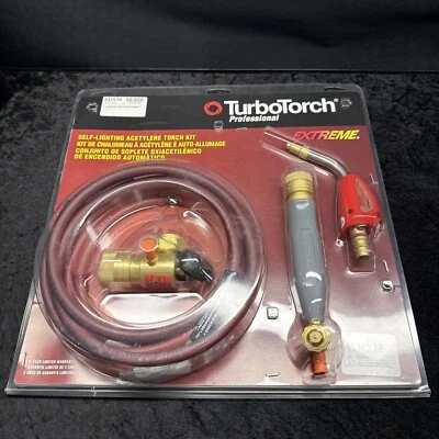 TURBOTORCH PROFESSIONAL EXTREME TORCH KIT- 0386-0833 PL-5A DLX-B NEW SEALED PACK - Image 1 of 4