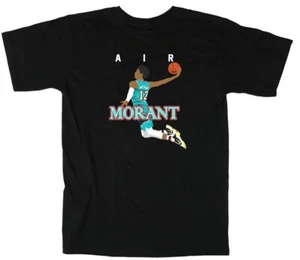 Ja Morant Memphis Grizzlies AIR Long Short Sleeve T-Shirt - Picture 1 of 4