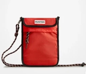 Hunter Red Orginal Packable Phone Pouch Water Resistant Hiking Bag NWT - Picture 1 of 5