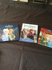 Disney Frozen Books The Essential Guide, Elsa’s Gift & A Frozen Christmas  - Picture 1 of 9