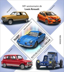 Niger - 2022 Louis Renault Anniversary - Stamp Souvenir Sheet - NIG220156b - Picture 1 of 1