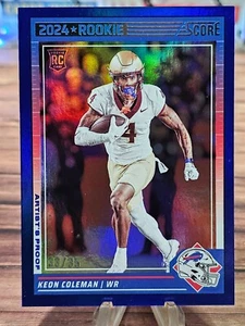 2024 Score KEON COLEMAN Rookie Artist's Proof /35 #337 BILLS - Picture 1 of 2