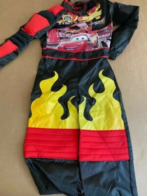 Disney Cars Lightning McQueen Racing Driver costume 7-8 - Image 1 of 4