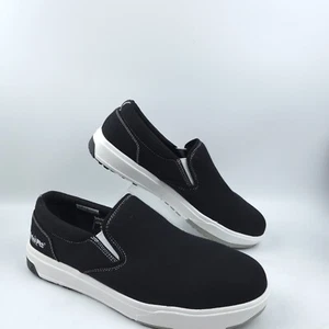 Timberland Pro Berkley Slip-on Mens 8.5 Black White Composite Safety Toe - Imagen 1 de 8