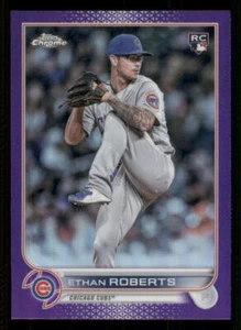 2022 Topps Chrome Update Purple Refractors #USC31 Ethan Roberts - Picture 1 of 2