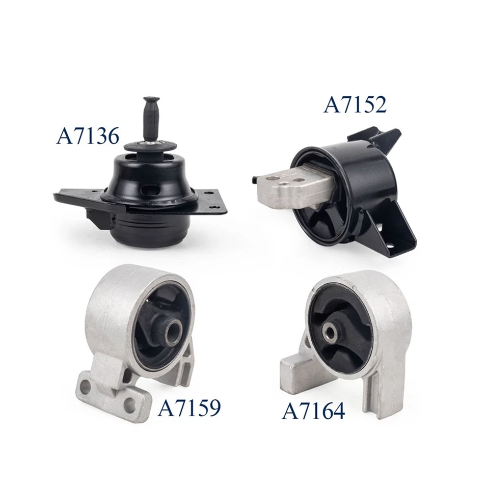 4pcs Engine Motor & Transmission Mount for 06-2011 Hyundai Accent Kia Rio5 1.6L - Image 1 of 4