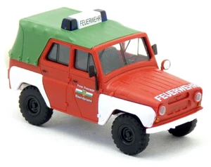 Busch 52119 - UAZ 469 todoterreno bomberos Ebersbrunn KdoW - 1:87 H0 - Imagen 1 de 3