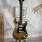 St Vintage Relic Electric Guitar 6String Tremolo Bridge Gold Hardware Alder Body