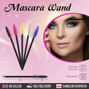 Disposable Mascara Wands Eyelash Brushes Lash Extension Applicator - Picture 1 of 30