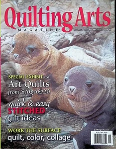 Quilting Arts Magazine December 2009/January 2010 Art Quilts, Stitched Gift Idea - Picture 1 of 2