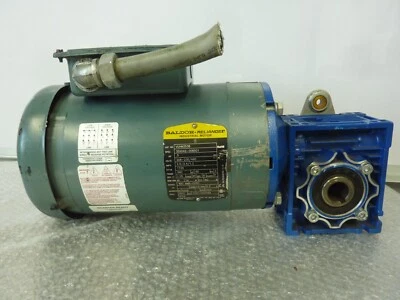 Baldor VUHM3538 208-230/460 VAC Motor 1740 RPM .5 HP WithMotovarioreducer(24039) - Image 1 of 4