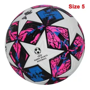 High Quality Soccer Balls Official Size 4/5 PU Material Seamless Goal Team - Picture 1 of 3