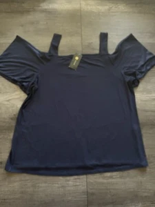 JM Collection Women’s Off the Shoulder Top Size XL NWT - Picture 1 of 1