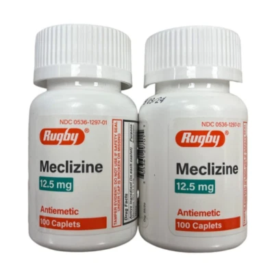 Rugby Meclizine 12.5 mg Motion Sickness Caplets, 100ct ( 2 pack ) -- - Image 1 of 2