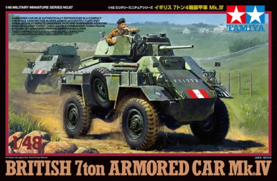 Tamiya 1/48 Model Kit British Army 7 tonnellate 4 ruote auto blindata Mk. dal... - Immagine 1 di 4