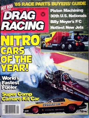 HOT ROD DRAG RACING ILLUSTRATED MAGAZINE, JANUARY 1985 - Image 1 of 4