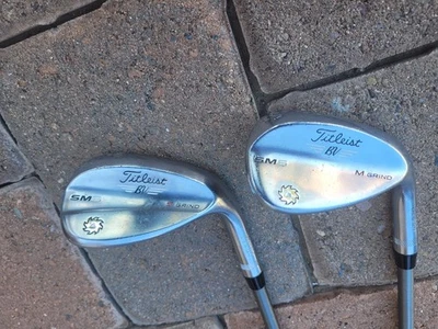 Titleist Vokey SM6 Sand 54/08 and Lob 60/10 Wedge Set RH SteelFiber S-flex - Image 1 of 4