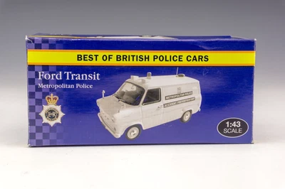 Atlas Editions - Best Of British Police Cars - Metropolitan Ford Transit - Image 1 of 4
