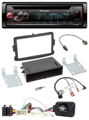 Pioneer Lenkrad DAB CD Bluetooth USB Autoradio für Dacia Logan Sandero ab 12 sch - Bild 1 von 4